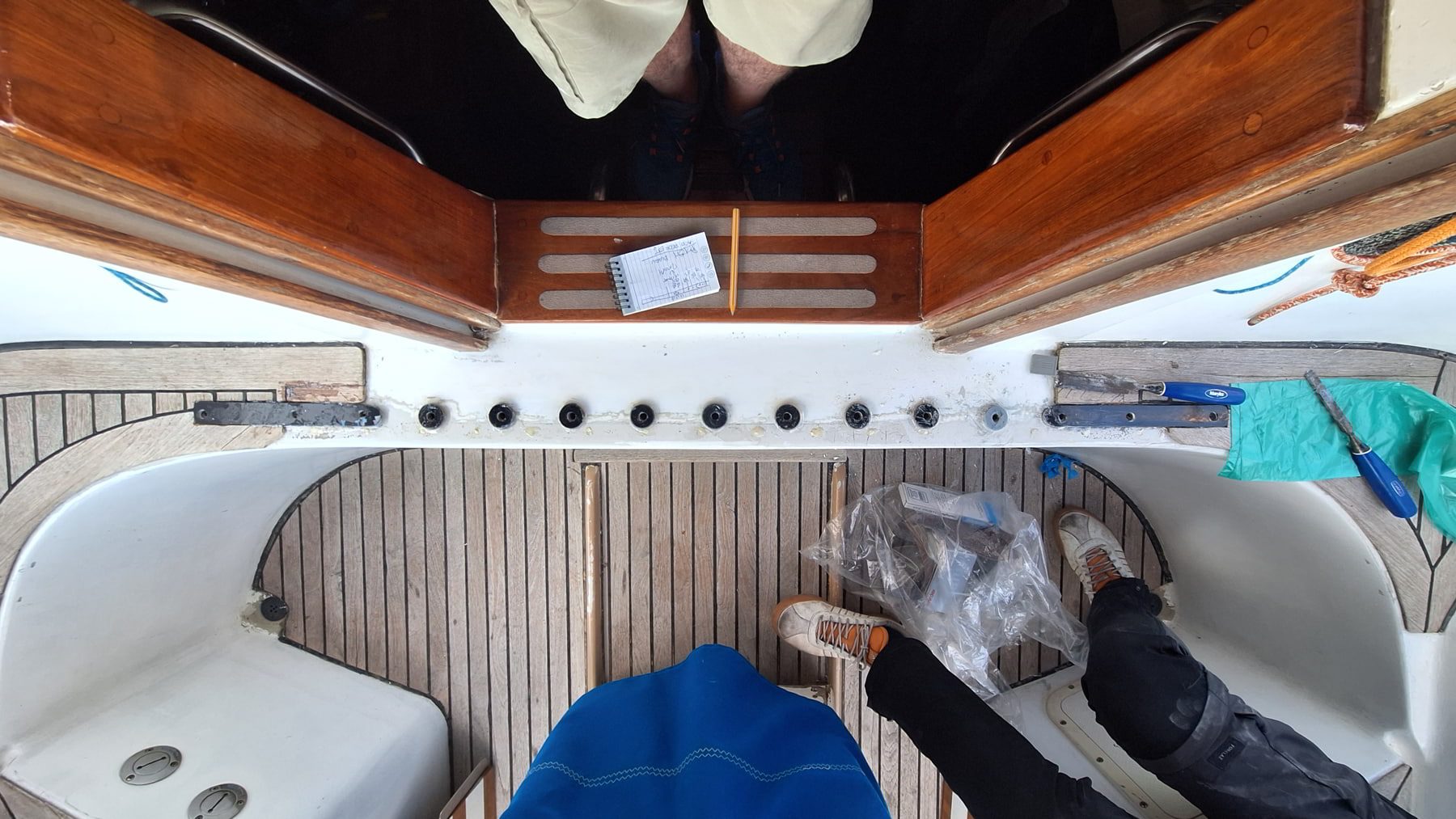 Harken mainsail track — progress photo 7 of 8